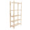 5-Shelf Utility Rack Storage Unit, Bookcase, Pre-Sanded
