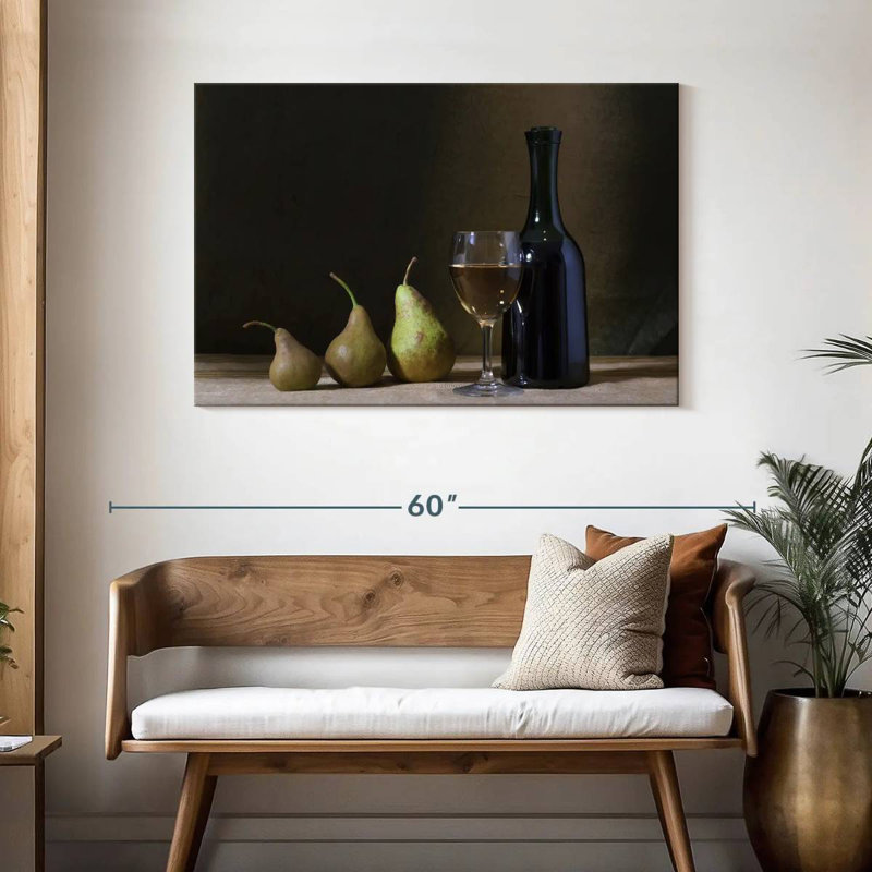 Yarlin Wine and Pears, 30" H x 45" W