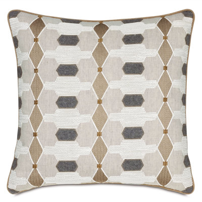 Levi Embroidered Decorative Pillow