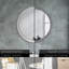 Huldar Glass Flat Wall Mirror