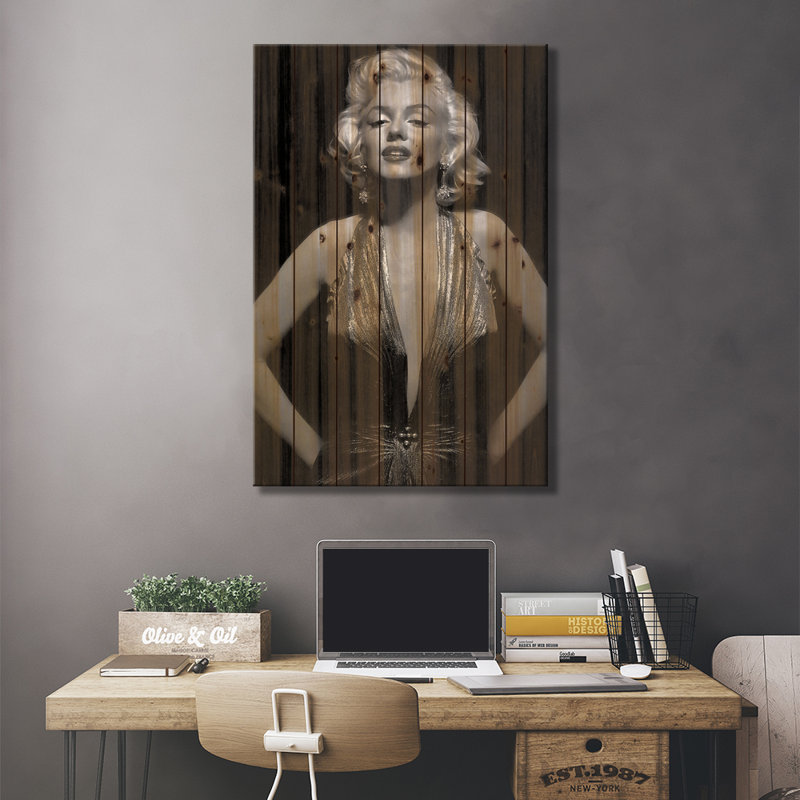 L'emblématique Marilyn Monroe, L 18 po x H 26 po