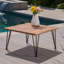Table basse en bois et métal