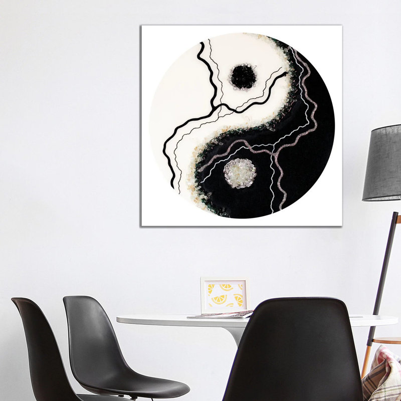 Ying Yang : ArmonÃ­a Astral by Goga Studio - Wrapped Canvas Print, 93.98 cm H x 93.98 cm W x 1.91 cm D
