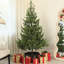 Arbre de Noël de 6 pi avec aspect réaliste, 1933 pointes, installation rapide, ignifuge, base en acier stable, assemblage facile, base pour la maison
