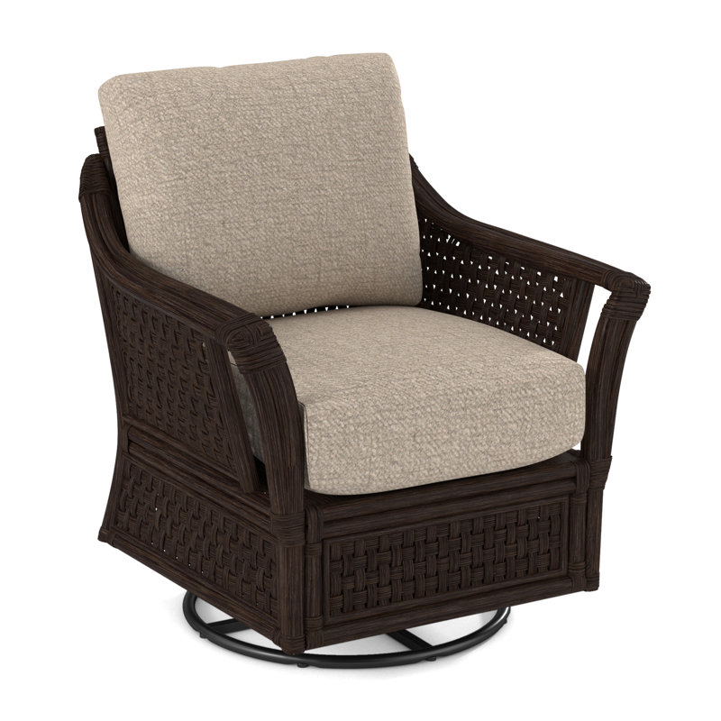 Fauteuil pivotant large de 32 po Boca, Performance beige sucre; 0863-93, Java
