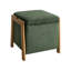 Taheem 45cm Wide Square Solid Colour Pouffe Ottoman with Storage-122911992