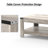 Damika Rectangular Coffee Table with 2-Tier Storage and Rustic Oak-488101278