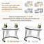 Trestle Coffee Table with Storage-1150343581