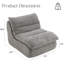 Canapé d'appoint rembourré, fauteuil moderne avec siège moelleux, canapé élégant pour le salon, la chambre à coucher ou le bureau-838863683