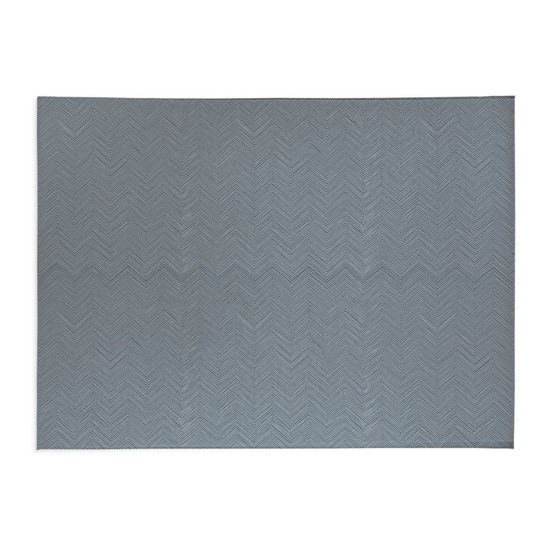 Tapis de bureau léger Chevy, Bleu, L 5 pi x L 3 pi 