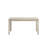 7-Piece Light Oak Finish Dining Set with Cross-Back Chairs and Rectangular Table