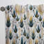 Collage scandinave jaune et blanc - rideau en velours botanique - obscurcissant - 1 panneau-95458775