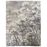 Rosette Floral Area Rug