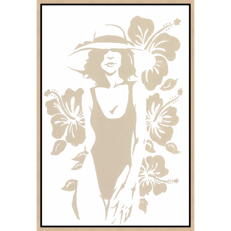 "Basking in Summer IV" par Ryan Brown - cadre flottant, impression sur toile