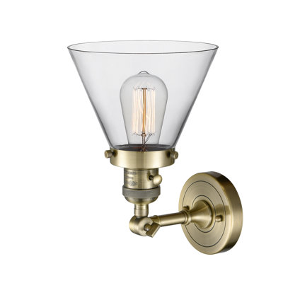 Applique murale 1 lumière Cone