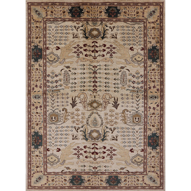 Tapis oriental beige / brun Harriston, Rond 7 pi