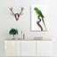 Alexandrine Parakeet - Wrapped Canvas Painting-55368919
