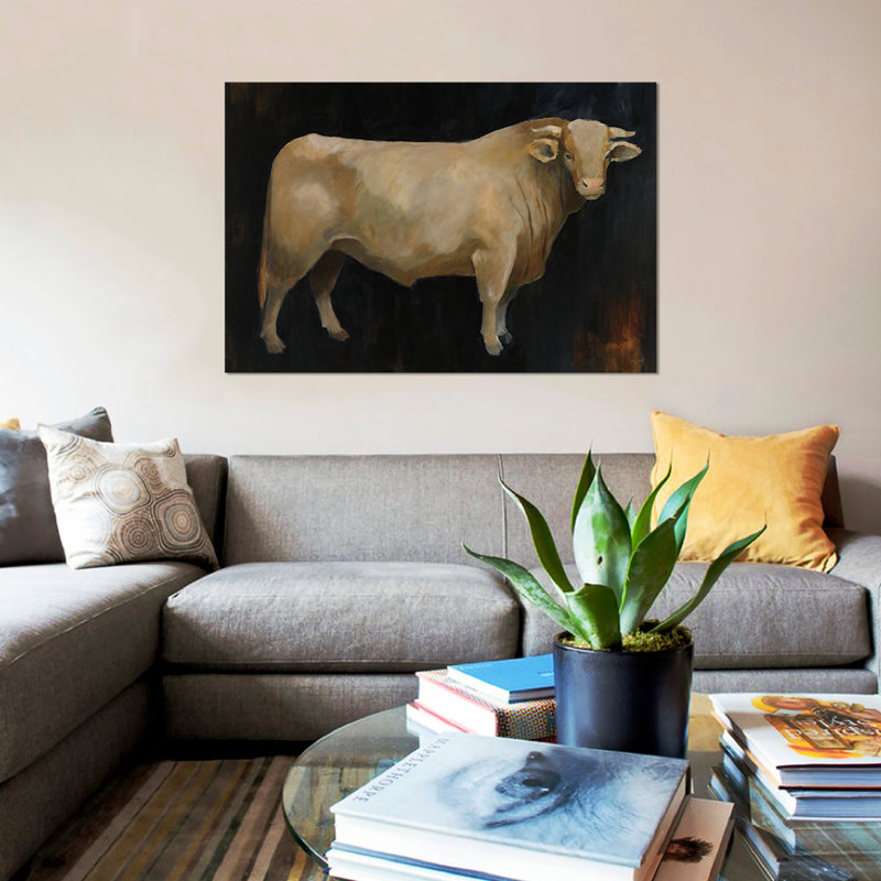 «Beau» par Avery Tillmon, reproduction sur toile tendue, H 18 po x l 26 po x P 1,5 po, Toile avec cadre noir, Pas de tapis