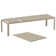 Farrah Euro Café Rectangular 10 - Person 110" Long Dining Set