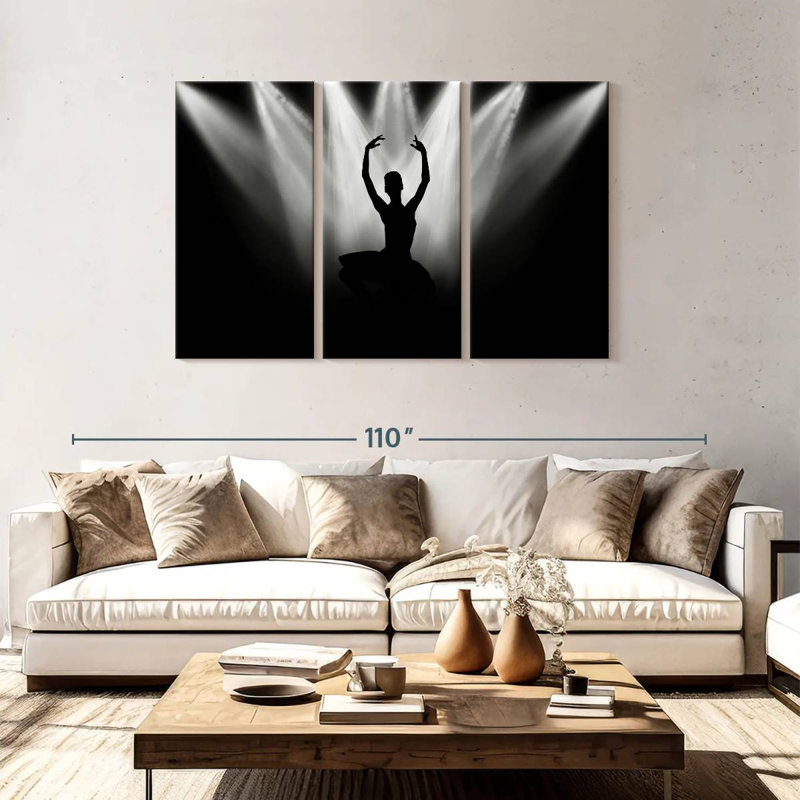 Projecteur Enn Ballerina, H 48 po x l 74 po