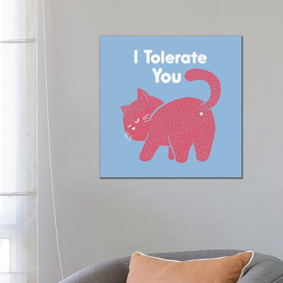 I Tolerate You by Tobias Fonseca - Wrapped Canvas Gallery-Wrapped Canvas Giclée