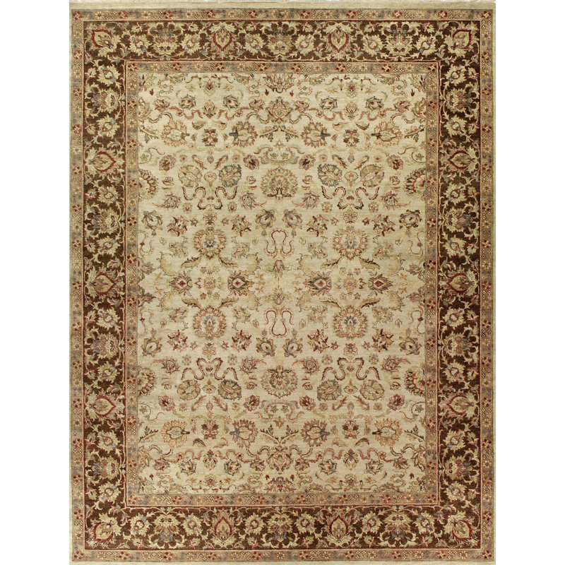 Handmade Wool Oriental Area Rug, Rectangle 12' x 24'