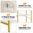 5-Tier Tall Bookshelf with Arched Top, Metal Frame & Wood Finish, Farmhouse Industrial Display Rack-134507486