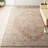 Don Oriental Machine Woven Polyester Area Rug in Brown/Gold/Slate-1519298796