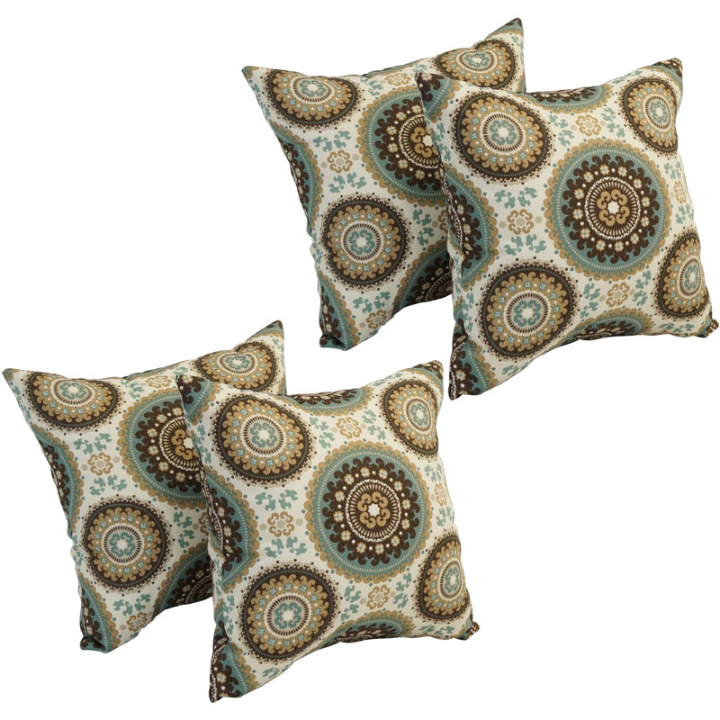 Outdoor Cushion Collection Indoor/Outdoor Abstract Throw Pillow