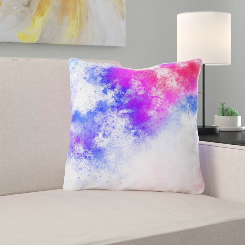 Housse et insert de coussin carré Rivale, Microsuède, Intérieur