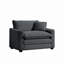 Fauteuil d'appoint simple en velours côtelé-1718045424
