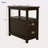 End Table Narrow Nightstand With Two Drawers And Open Shelf