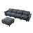 Upholstered L-Shaped Sectional Reversible-1392094887