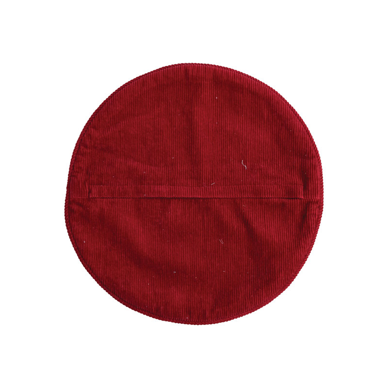 Cotton Throw Circular Pillow Cover & Insert