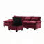 Canapé modulaire en U en chenille de 106 po-1220299319