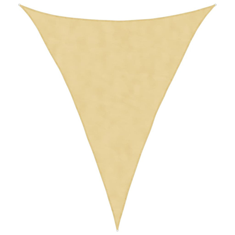 Caitryn Sand Fields Sun 100% Polyester Oxford 4m x 5m x 5m Triangle Shade Sail