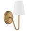 Meridian 1-Light Wall Sconce in Natural Brass-531072653