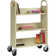 Fortress 46'' H x 32'' W Book Cart with Wheels
