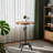 Anayia Pine Round Solid Wood Top Metal Base Dining Table
