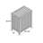 Cabinet Laundry Hamper with Handles-1709615131
