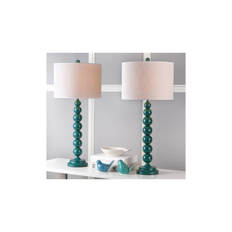 Rimini Metal Table Lamp, Dark Emerald Green