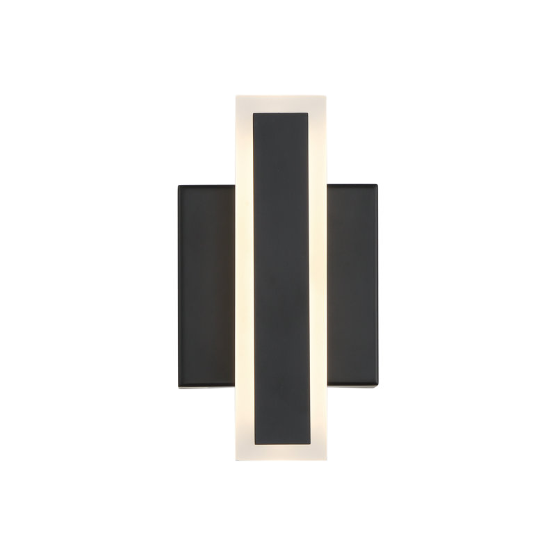 Mohandas 1 Light LED Wall Sconce In Coal Finish