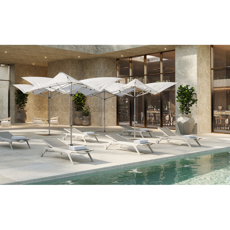 AFRICA Sun Lounger, White