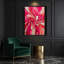 Abstrait aquarelle sur toile rose-1956877318