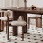 Table de salle à manger et chaise en bois massif de style français-106546925