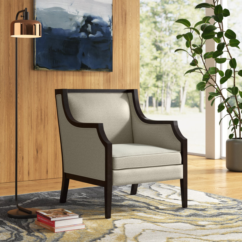 Akiyo Upholstered Armchair, Linen 100% Polyester