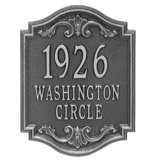 Signature Series 3-Line Wall Address Plaque