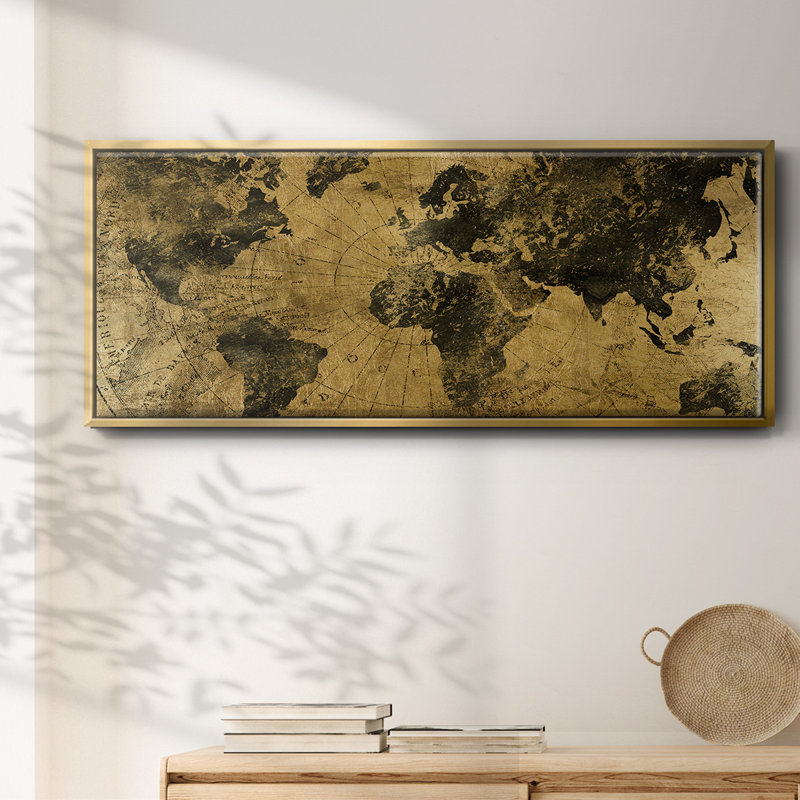 Golden Atlas - toile encadrée, H 8 po x l 20 po