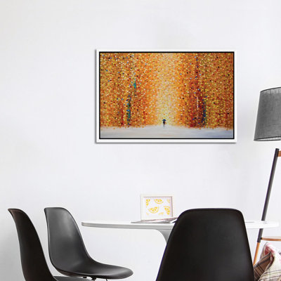 Our Rainy Sunset by Ekaterina Ermilkina - Painting on Canvas