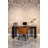 19'' H Upholstered Metal Beech Armchair
